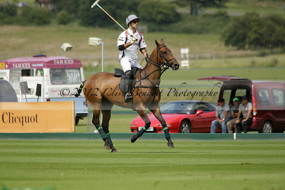 Dubai v La Bamba de Areco in a Veuve Clicquot Gold Cup Polo Match 2013.07.04