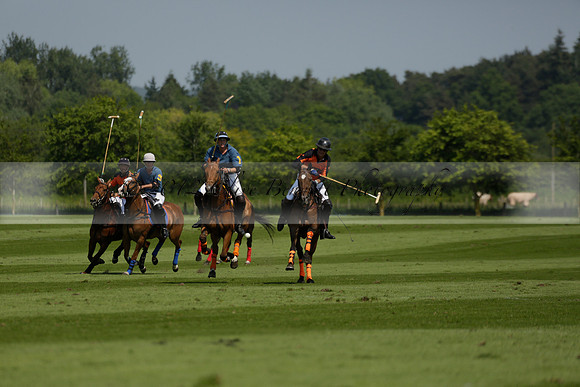 Four Quarters Orange v Montana in a Cicero Cup Polo match 2013.06.06