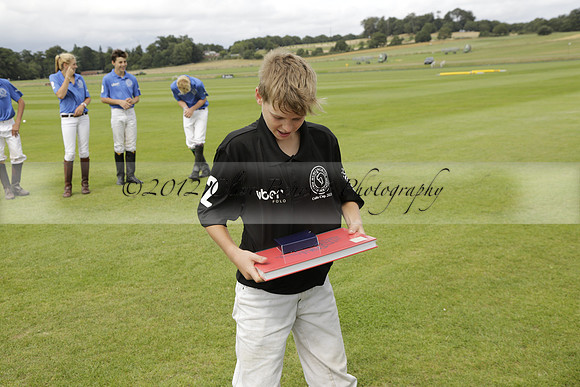 The Colts Cup presentation at Cowdray Park Polo Club on Lawns 2 on Thursday 15 August 2013 2013.08.15