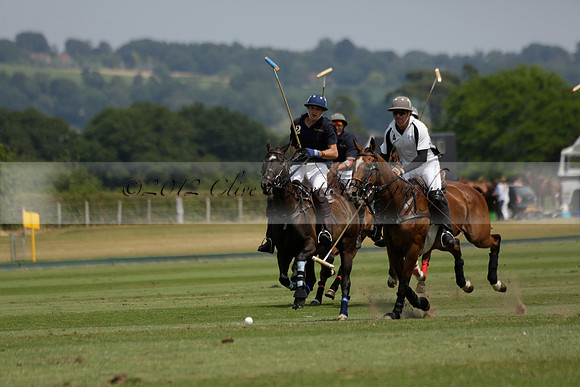 Silver Fox v Wintershall in a July 4 Goal Polo match 2013.07.17