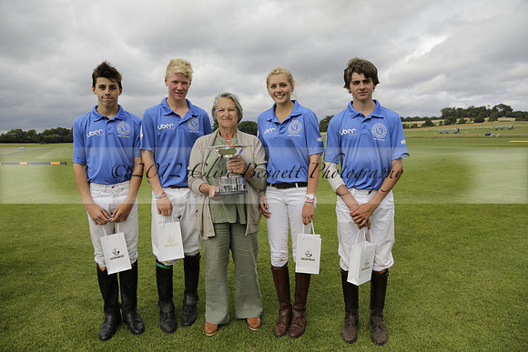 The Colts Cup presentation at Cowdray Park Polo Club on Lawns 2 on Thursday 15 August 2013 2013.08.15
