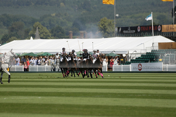 Zacara v Talandracas in a Veuve Clicquot Gold Cup Polo Match 2013.07.18
