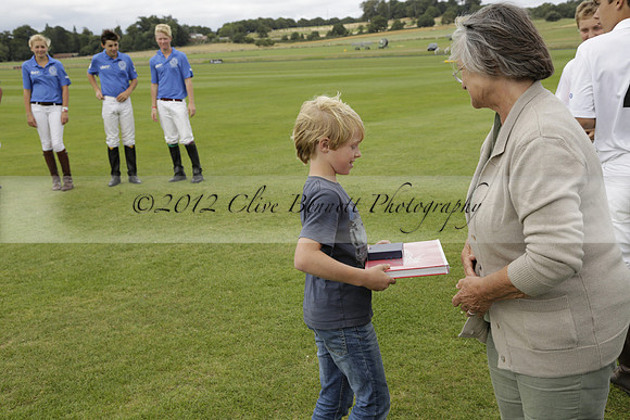 The Colts Cup presentation at Cowdray Park Polo Club on Lawns 2 on Thursday 15 August 2013 2013.08.15
