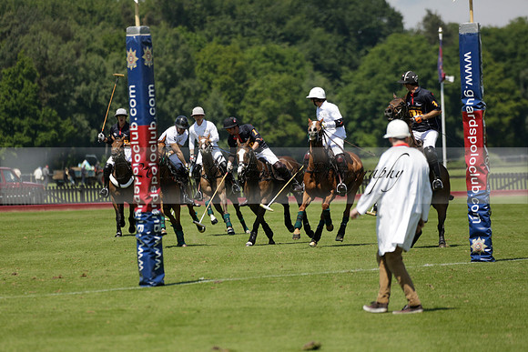 Black Bears v Salkeld in a Cartier Queens Cup polo match 2013.06.05