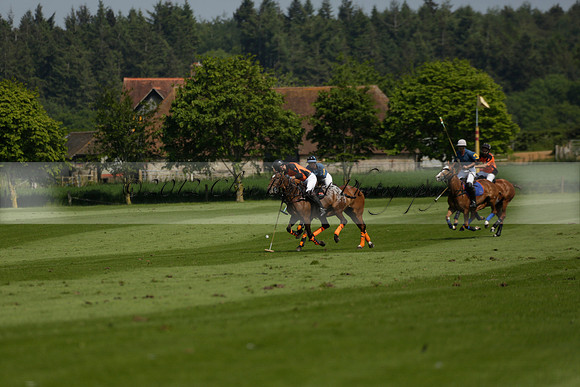 Four Quarters Orange v Montana in a Cicero Cup Polo match 2013.06.06