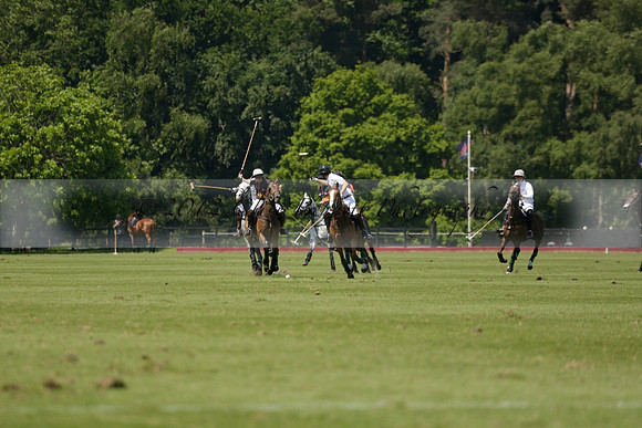 Black Bears v Salkeld in a Cartier Queens Cup polo match 2013.06.05