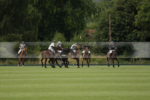 Beau Design v Boscom in an August Rother Cup 4 goal polo match at Cowdray Park Polo Club on Wednesday 07 August 2013
