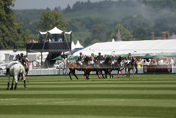 Zacara v Talandracas in a Veuve Clicquot Gold Cup Polo Match 2013.07.18
