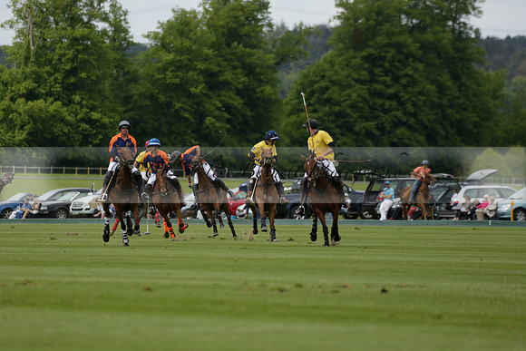 Las Estrellas v Four Quarters Blue in the final of the Jubilee Cup Polo match 2013.06.02