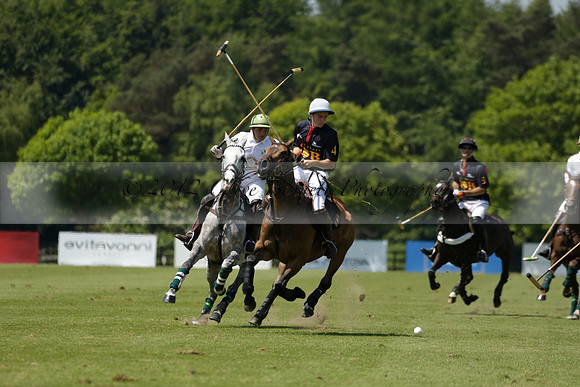 Black Bears v Salkeld in a Cartier Queens Cup polo match 2013.06.05