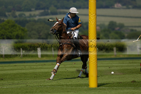 Four Quarters Orange v Montana in a Cicero Cup Polo match 2013.06.06