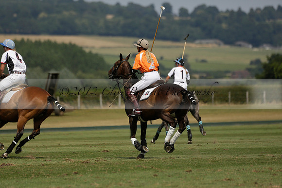 Cowdray Vikings v Enigma in a Bloom British Ladies Open Championship Polo match 2013.07.17