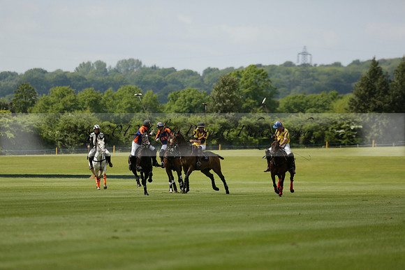 Las Estrellas v Four Quarters Blue in the final of the Jubilee Cup Polo match 2013.06.02