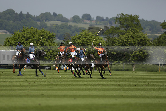 Four Quarters Orange v Montana in a Cicero Cup Polo match 2013.06.06