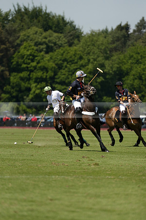 Black Bears v Salkeld in a Cartier Queens Cup polo match 2013.06.05