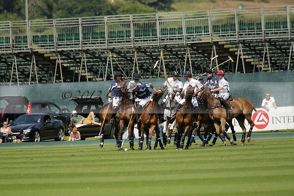Zacara v Les Lions in a Veuve Clicquot Gold Cup Polo Match 2013.07.06