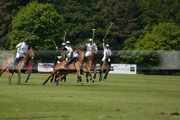 Black Bears v Salkeld in a Cartier Queens Cup polo match 2013.06.05