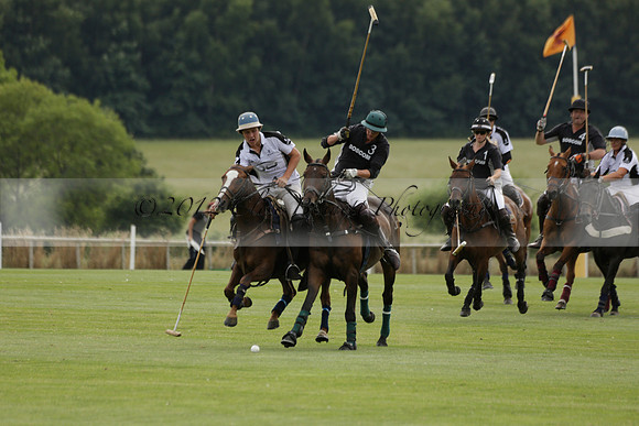 Beau Design v Boscom in an August Rother Cup 4 goal polo match at Cowdray Park Polo Club on Wednesday 07 August 2013
