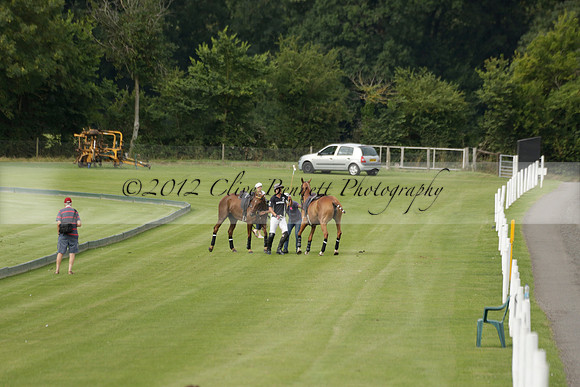 Beau Design v Boscom in an August Rother Cup 4 goal polo match at Cowdray Park Polo Club on Wednesday 07 August 2013
