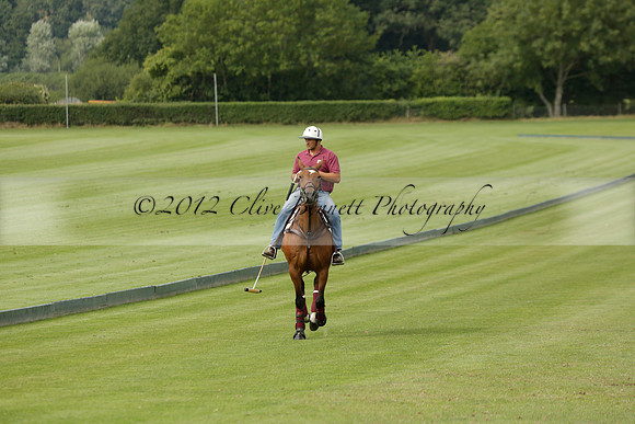 Beau Design v Boscom in an August Rother Cup 4 goal polo match at Cowdray Park Polo Club on Wednesday 07 August 2013