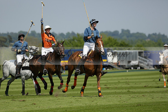 Four Quarters Orange v Montana in a Cicero Cup Polo match 2013.06.06