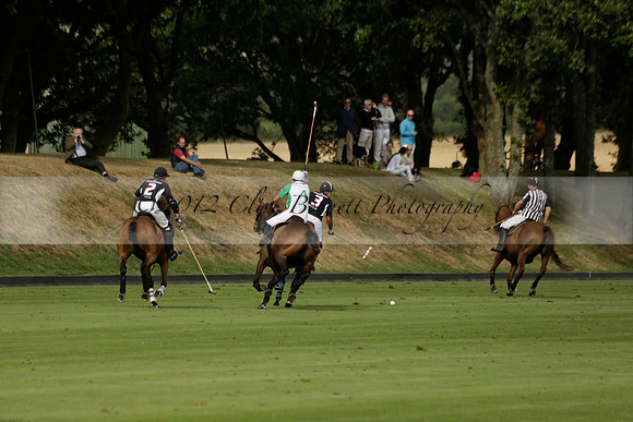 Jaeger Le Coultre (black)  v Wairakei Pastoral (white) in a Jaeger Le Coultre Holden White Cup polo match played on 29 July 2013 at Cowdray Park Polo Club on Brooksfieldwww.polopictures.co.uk