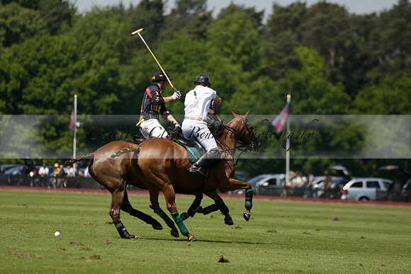 Black Bears v Salkeld in a Cartier Queens Cup polo match 2013.06.05