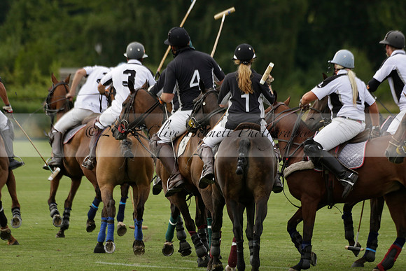 Beau Design v Boscom in an August Rother Cup 4 goal polo match at Cowdray Park Polo Club on Wednesday 07 August 2013