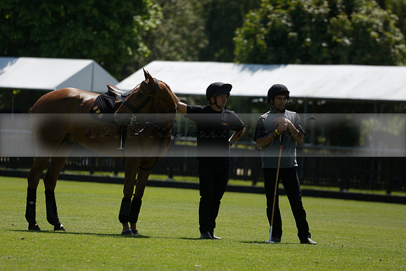 Black Bears v Salkeld in a Cartier Queens Cup polo match 2013.06.05