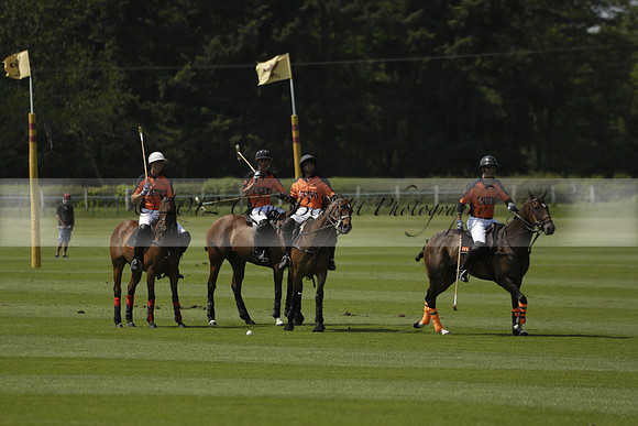 Four Quarters Orange v Montana in a Cicero Cup Polo match 2013.06.06