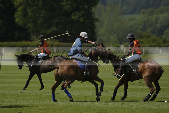 Four Quarters Orange v Montana in a Cicero Cup Polo match 2013.06.06