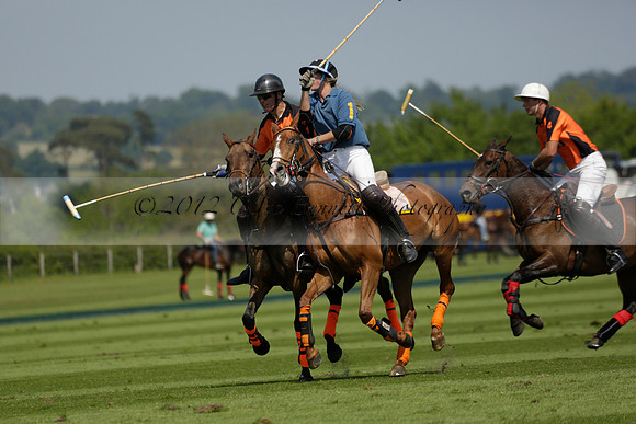 Four Quarters Orange v Montana in a Cicero Cup Polo match 2013.06.06