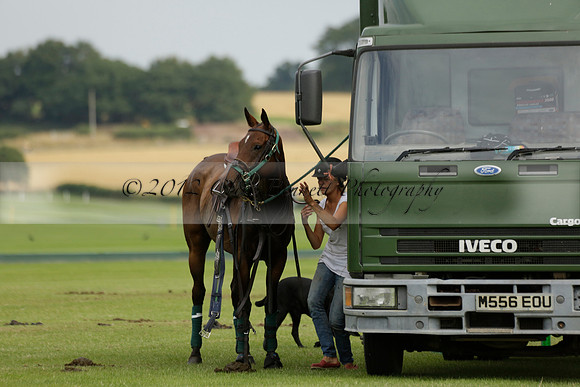 Beau Design v Boscom in an August Rother Cup 4 goal polo match at Cowdray Park Polo Club on Wednesday 07 August 2013