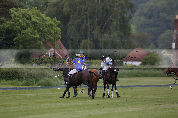 Burningfold v Combe Place in a June 4 Goal Cup polo match 2013.06.11