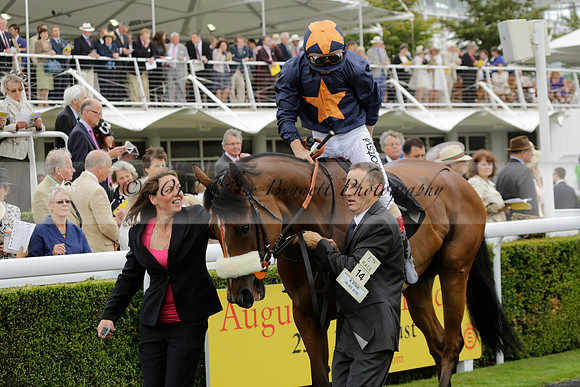 Race 6 Goodwood The British Stallion Studs Turf Club E.B.F. Fillies Stakes. 20130731. Race winner Ribbons owner Elite Racing Club