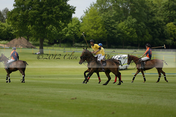Las Estrellas v Four Quarters Blue in the final of the Jubilee Cup Polo match 2013.06.02