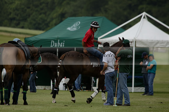 Dubai v La Bamba de Areco in a Veuve Clicquot Gold Cup Polo Match 2013.07.04