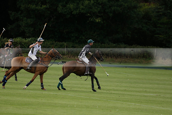 Beau Design v Boscom in an August Rother Cup 4 goal polo match at Cowdray Park Polo Club on Wednesday 07 August 2013