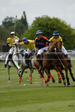 Las Estrellas v Four Quarters Blue in the final of the Jubilee Cup Polo match 2013.06.02