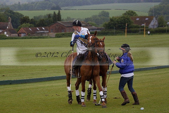 Burningfold v Combe Place in a June 4 Goal Cup polo match 2013.06.11