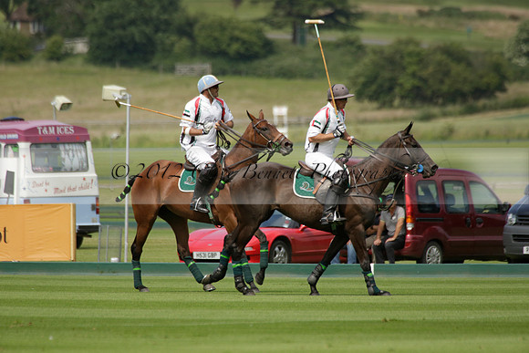 Dubai v La Bamba de Areco in a Veuve Clicquot Gold Cup Polo Match 2013.07.04