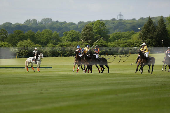 Las Estrellas v Four Quarters Blue in the final of the Jubilee Cup Polo match 2013.06.02
