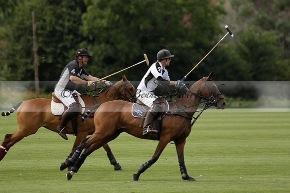 Beau Design v Boscom in an August Rother Cup 4 goal polo match at Cowdray Park Polo Club on Wednesday 07 August 2013