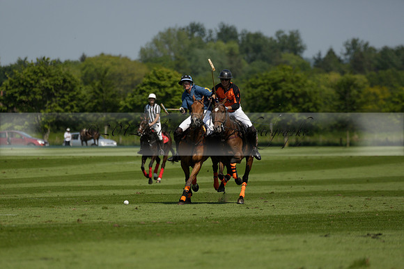 Four Quarters Orange v Montana in a Cicero Cup Polo match 2013.06.06