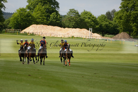 Las Estrellas v Four Quarters Blue in the final of the Jubilee Cup Polo match 2013.06.02