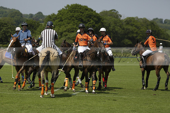 Four Quarters Orange v Montana in a Cicero Cup Polo match 2013.06.06