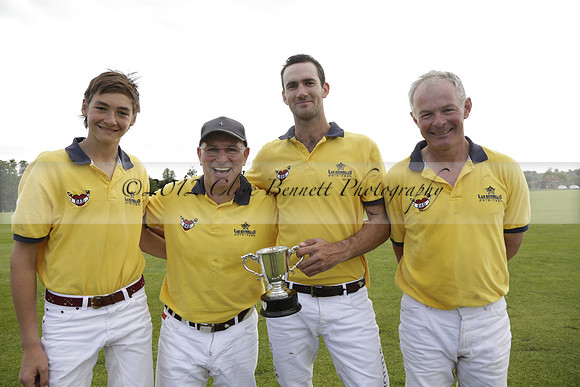 Las Estrellas v Four Quarters Blue in the final of the Jubilee Cup Polo match 2013.06.02