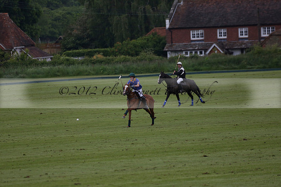 Burningfold v Combe Place in a June 4 Goal Cup polo match 2013.06.11
