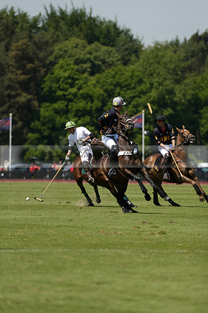 Black Bears v Salkeld in a Cartier Queens Cup polo match 2013.06.05
