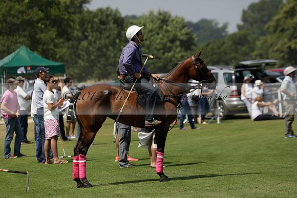 Zacara v Talandracas in a Veuve Clicquot Gold Cup Polo Match 2013.07.18